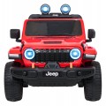 Jeep Wrangler Rubicon LIFT červené vozidlo