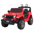 Jeep Wrangler Rubicon LIFT červené vozidlo
