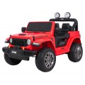 Jeep Wrangler Rubicon LIFT červené vozidlo