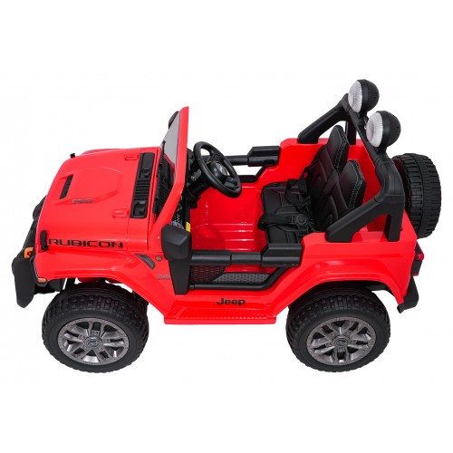 Jeep Wrangler Rubicon LIFT červené vozidlo
