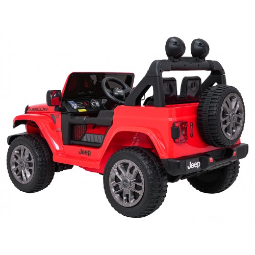 Jeep Wrangler Rubicon LIFT červené vozidlo