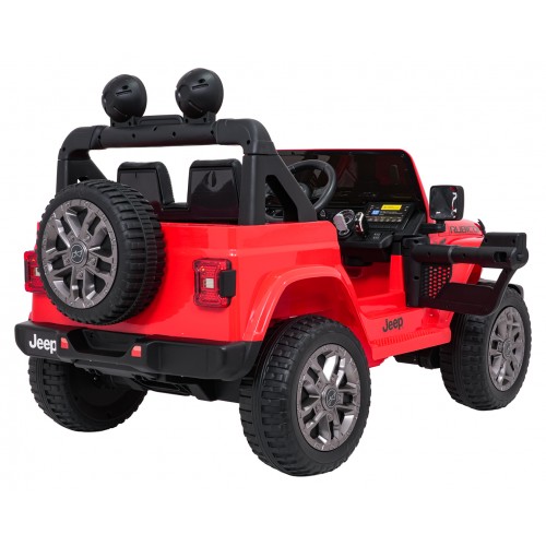 Jeep Wrangler Rubicon LIFT červené vozidlo