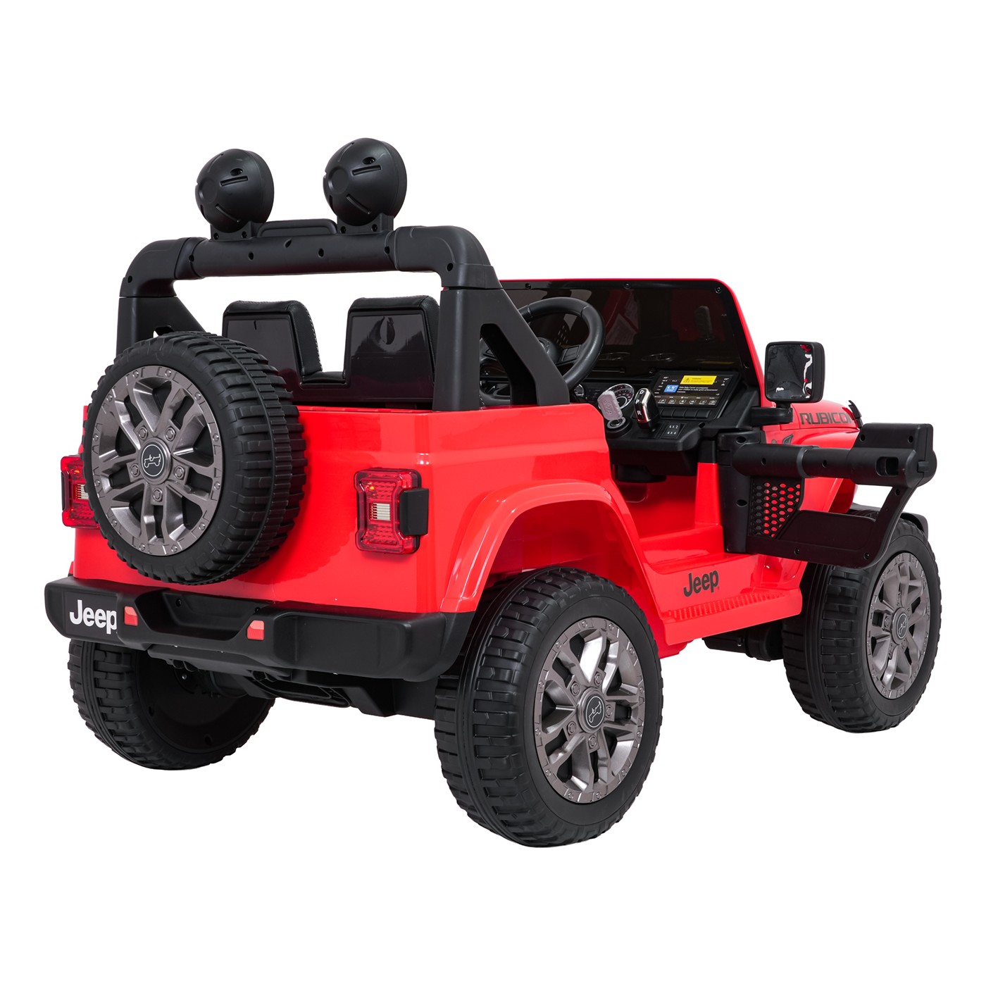 Jeep Wrangler Rubicon LIFT červené vozidlo