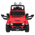 Jeep Wrangler Rubicon LIFT červené vozidlo