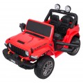 Jeep Wrangler Rubicon LIFT červené vozidlo