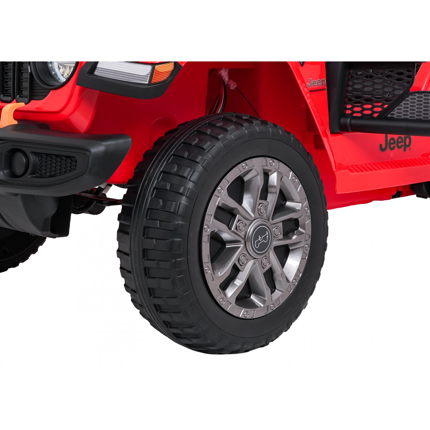 Jeep Wrangler Rubicon LIFT červené vozidlo