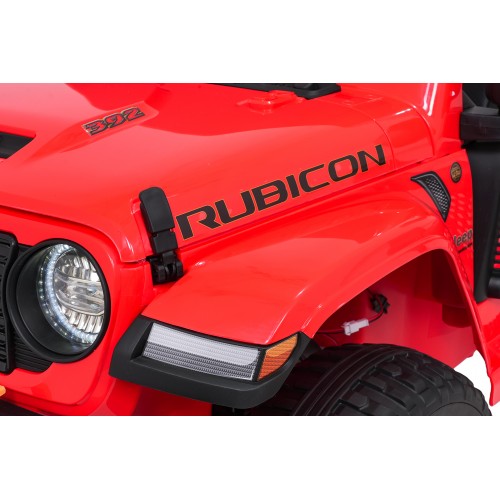 Jeep Wrangler Rubicon LIFT červené vozidlo
