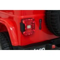 Jeep Wrangler Rubicon LIFT červené vozidlo