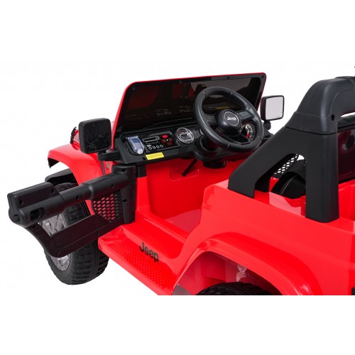 Jeep Wrangler Rubicon LIFT červené vozidlo