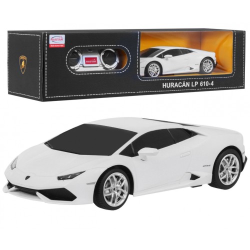 Autíčko R C Lamborgihini HURACAN LP610-4 bílá 1 24 RASTAR