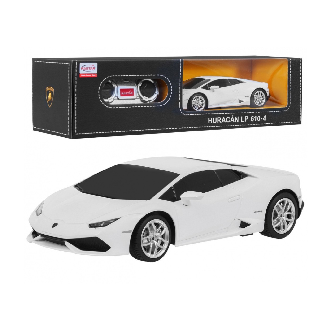 Autíčko R C Lamborgihini HURACAN LP610-4 bílá 1 24 RASTAR