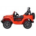 Jeep Wrangler Rubicon LIFT oranžové vozidlo