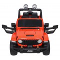 Jeep Wrangler Rubicon LIFT oranžové vozidlo