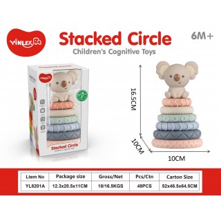Barevná senzorická pyramida Koala