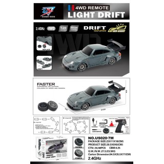 R/C Drift Car 1:20 se světly Funkce zelená