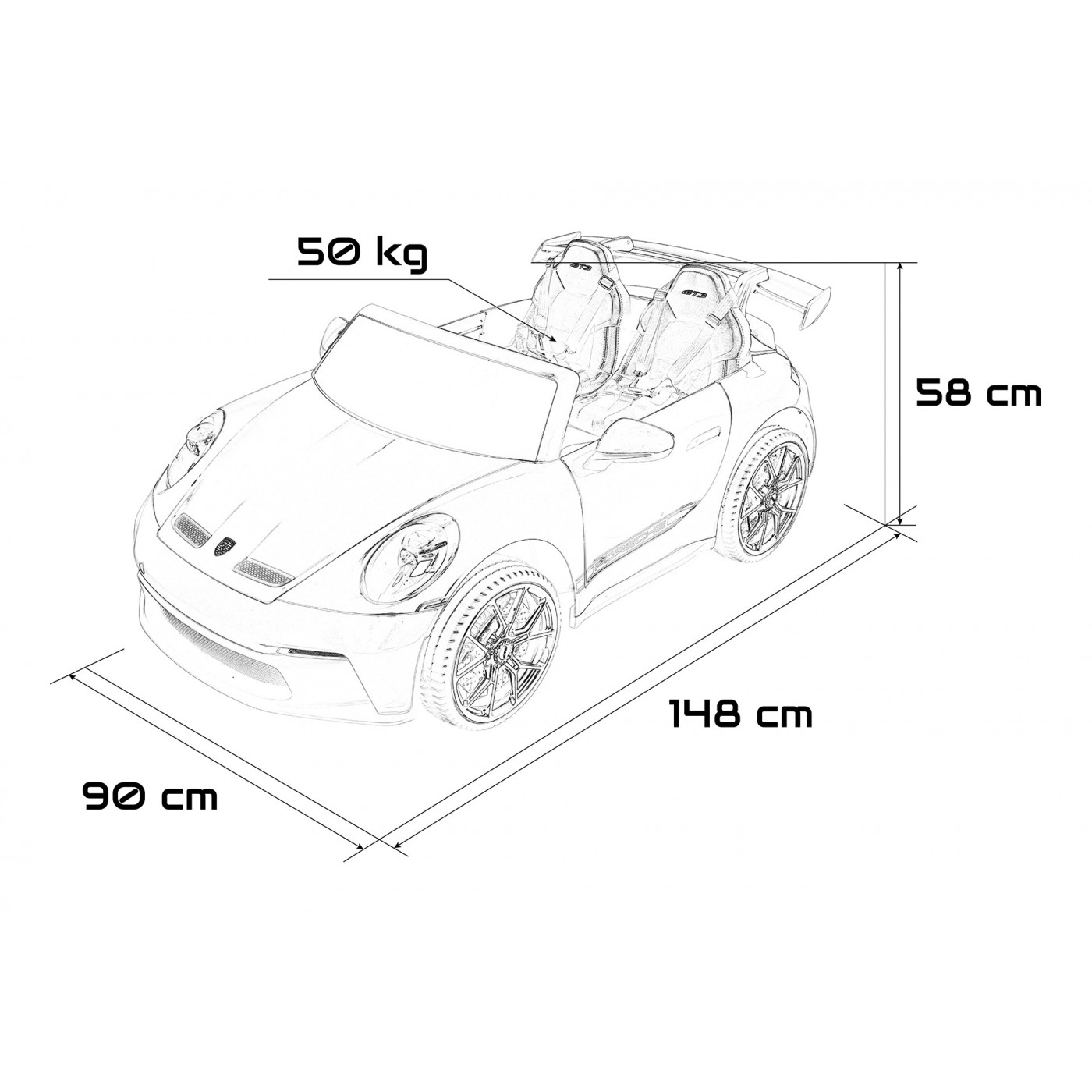 Porsche 911 GT3 Pink MP4 vozidlo