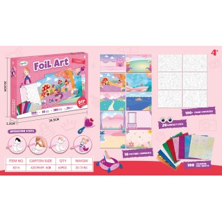 Kreativní Samolepky Set Princess Edition