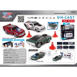 Driftovací auto 1:64 SPEEDY + příslušenství