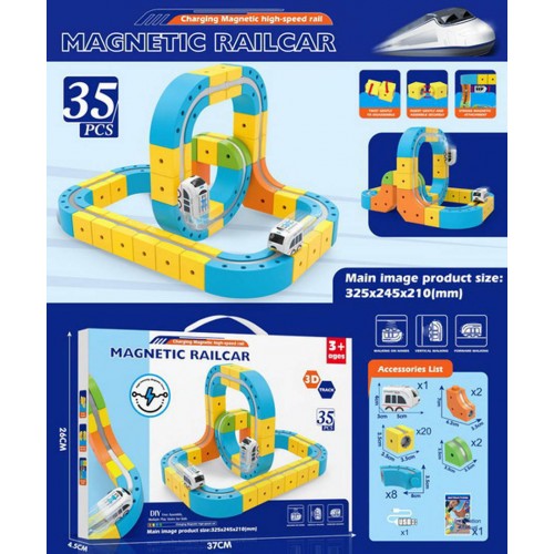 Barevné magnetické stopy 35el.
