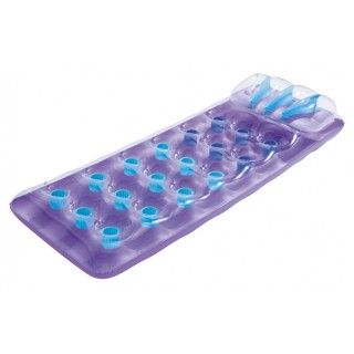 Neonová plážová matrace BESTWAY fialová 188x71cm + sada na opravu