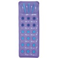 Neonová plážová matrace BESTWAY fialová 188x71cm + sada na opravu