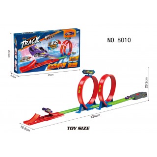 128cm extrémní smyčková dráha + autíčko