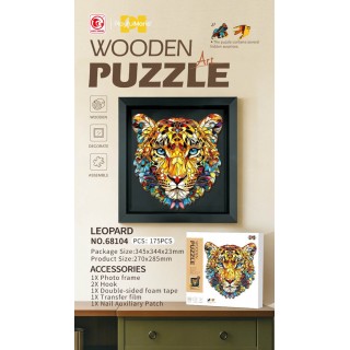 Dřevěná sada puzzle 175el. Tygr