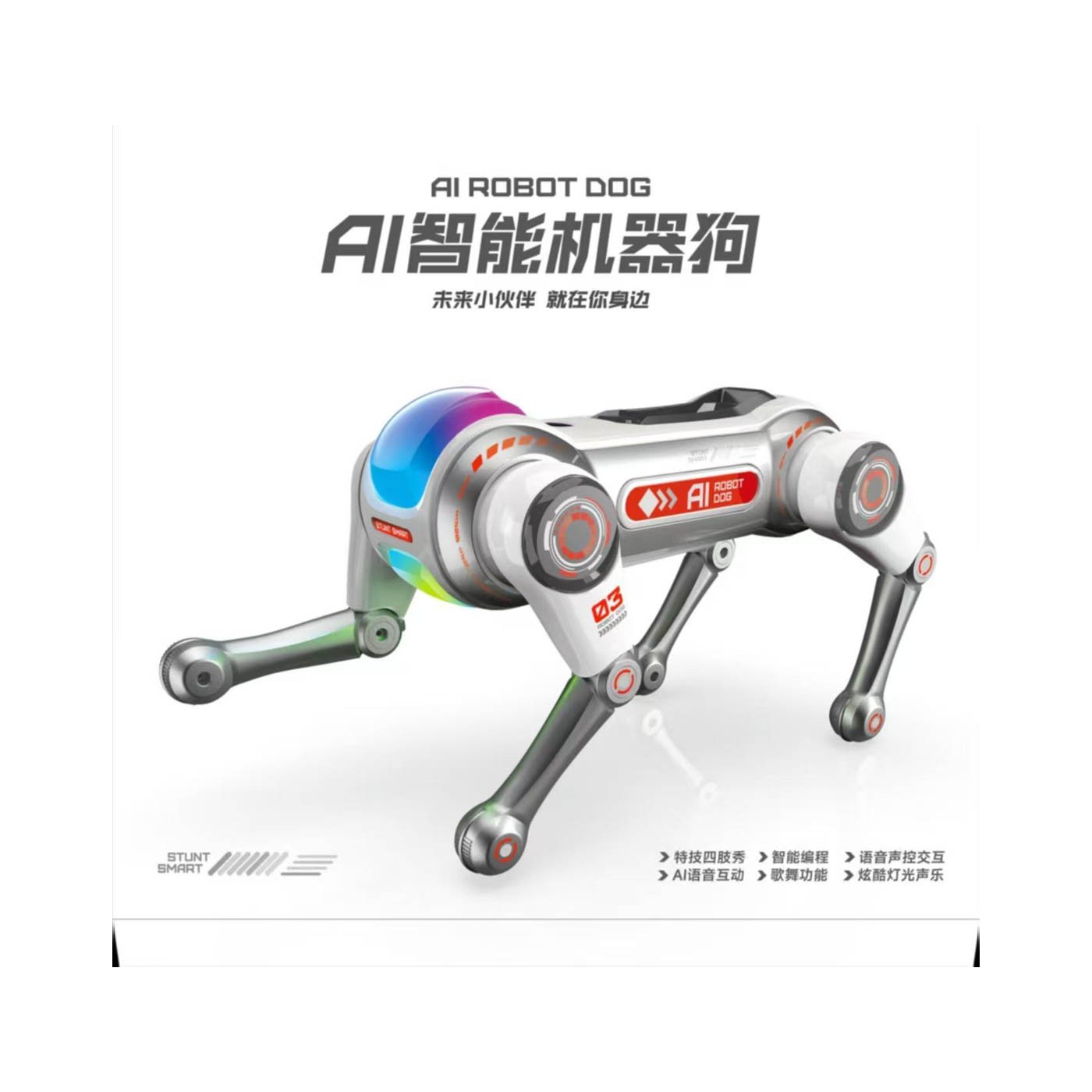 R/C robot AIDOG s funkcí světel