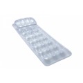 Nafukovací plážová matrace BESTWAY stříbrná metalíza 188x71cm opravná sada