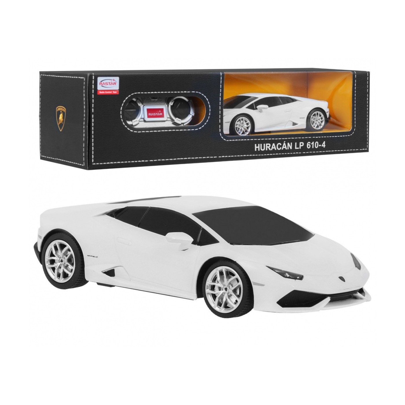 Autíčko R C Lamborgihini HURACAN LP610-4 bílá 1 24 RASTAR