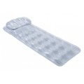 Nafukovací plážová matrace BESTWAY stříbrná metalíza 188x71cm opravná sada