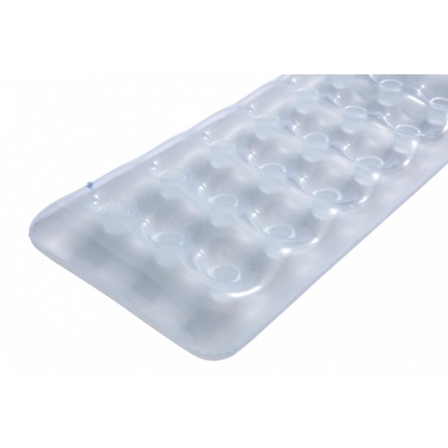Nafukovací plážová matrace BESTWAY stříbrná metalíza 188x71cm opravná sada