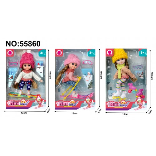 Berry Doll + příslušenství Skate Edition