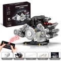 Cihlová sada Motor s USB a světlem 689el.