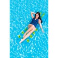 Neonová plážová matrace BESTWAY modrá 188x71cm + opravná sada