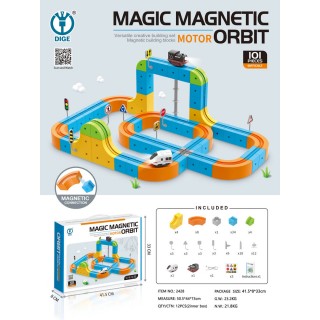 Magnetické barevné stopy 101el.