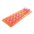 Neonová plážová matrace BESTWAY oranžová 188x71cm + opravná sada