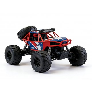 Terénní auto R/C 1:10 CAPITAN Modrá Červená