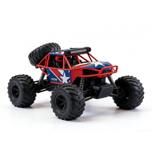 Terénní auto R/C 1:10 CAPITAN Modrá Červená
