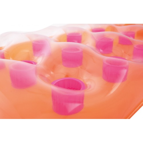 Neonová plážová matrace BESTWAY oranžová 188x71cm + opravná sada