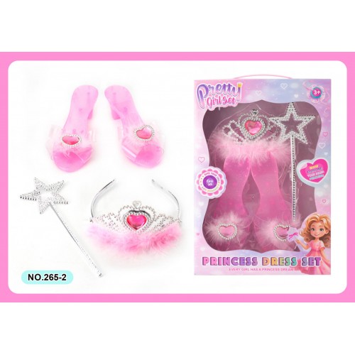 Stylingová sada pro princeznovské boty a náhrdelník