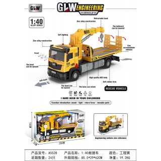 MEGA Truck se světly a zvukem Otevíratelné části