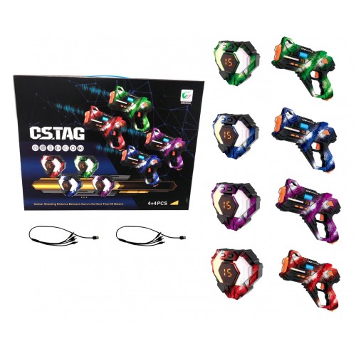 Sada laserových zbraní se štíty