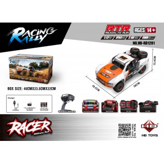 R/C terénní auto RACE 12 1:12 Bílé a oranžové