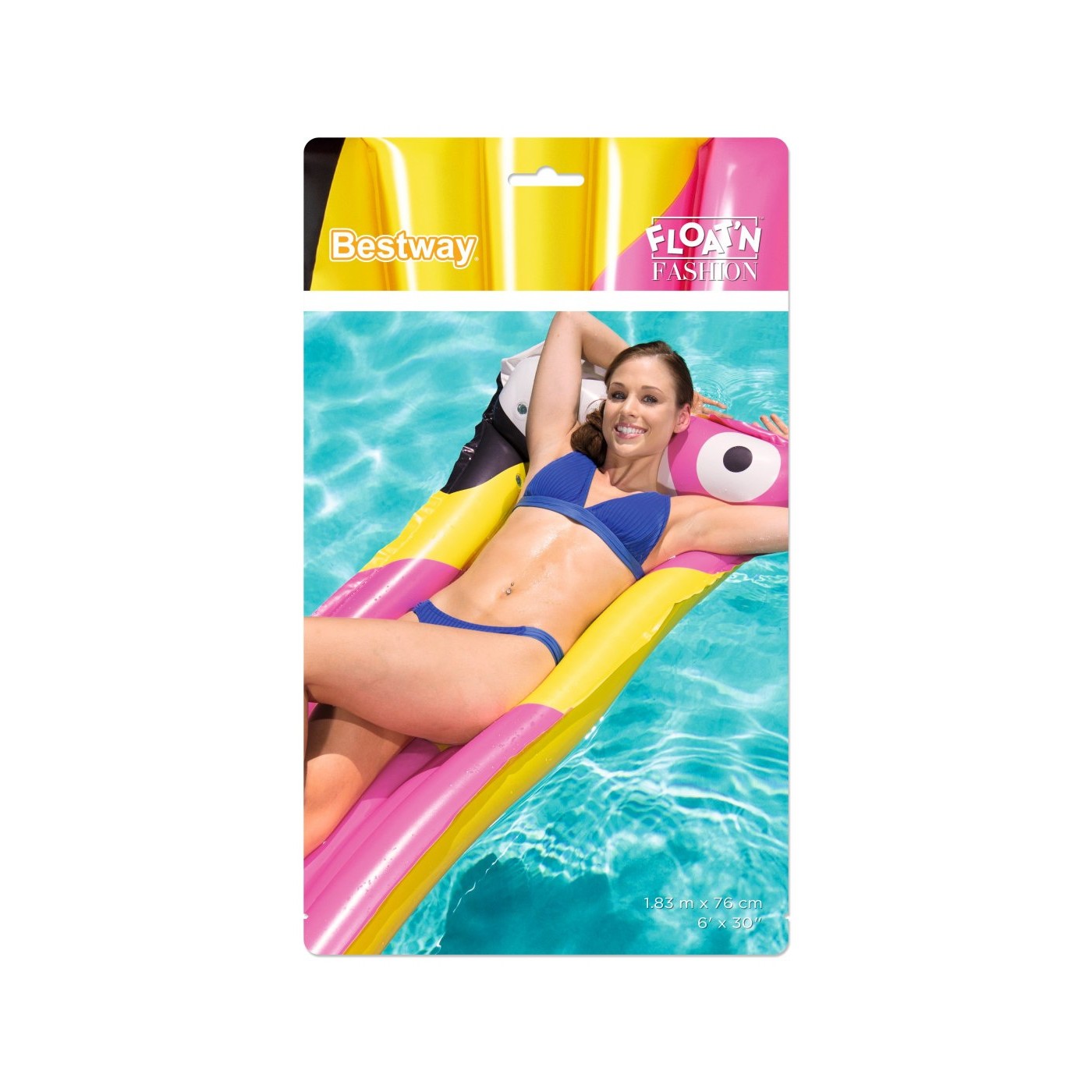 Plážová matrace Bestway Super Surf Pink 183 x 76 cm