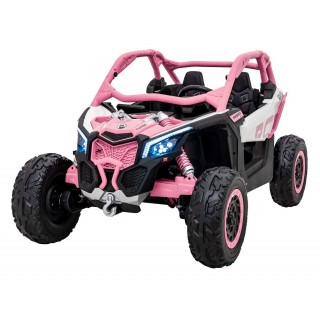 Buggy Maverick Turbo RR STRONG nafukovací kola růžová