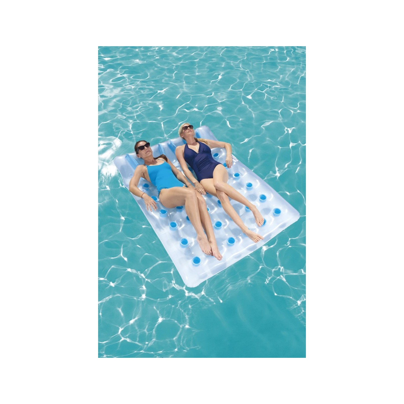 Plavecká matrace BESTWAY pro 2 osoby 193X142CM + opravná sada