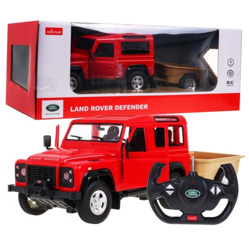 Land Rover Defender RASTAR Model 1:14 Dálkové ovládání Off-Road auto + 2.4GHz Dálkové ovládání