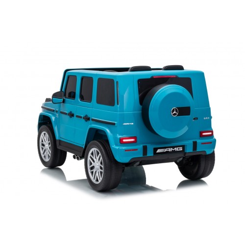 Mercedes G63 AMG modré vozidlo