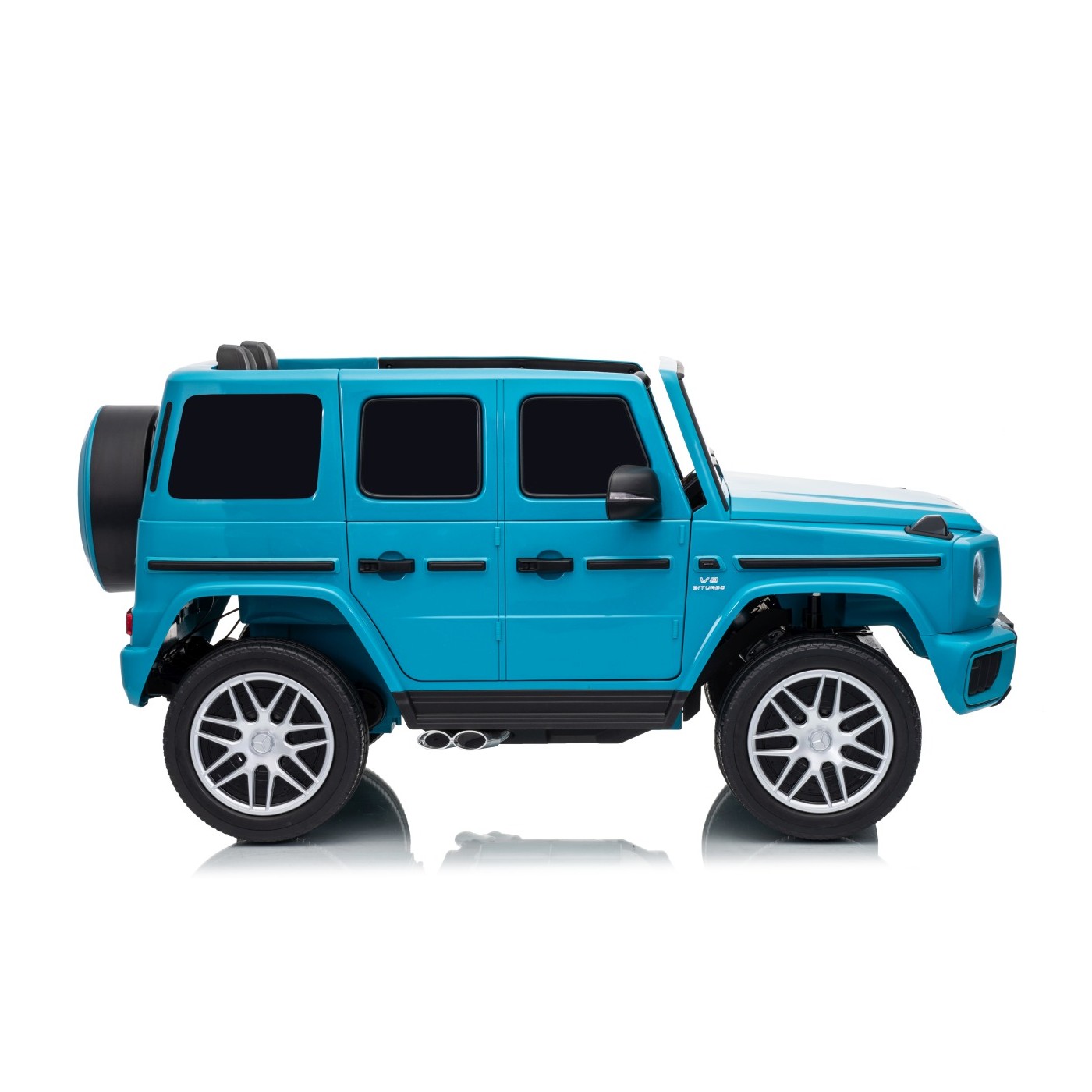 Mercedes G63 AMG modré vozidlo